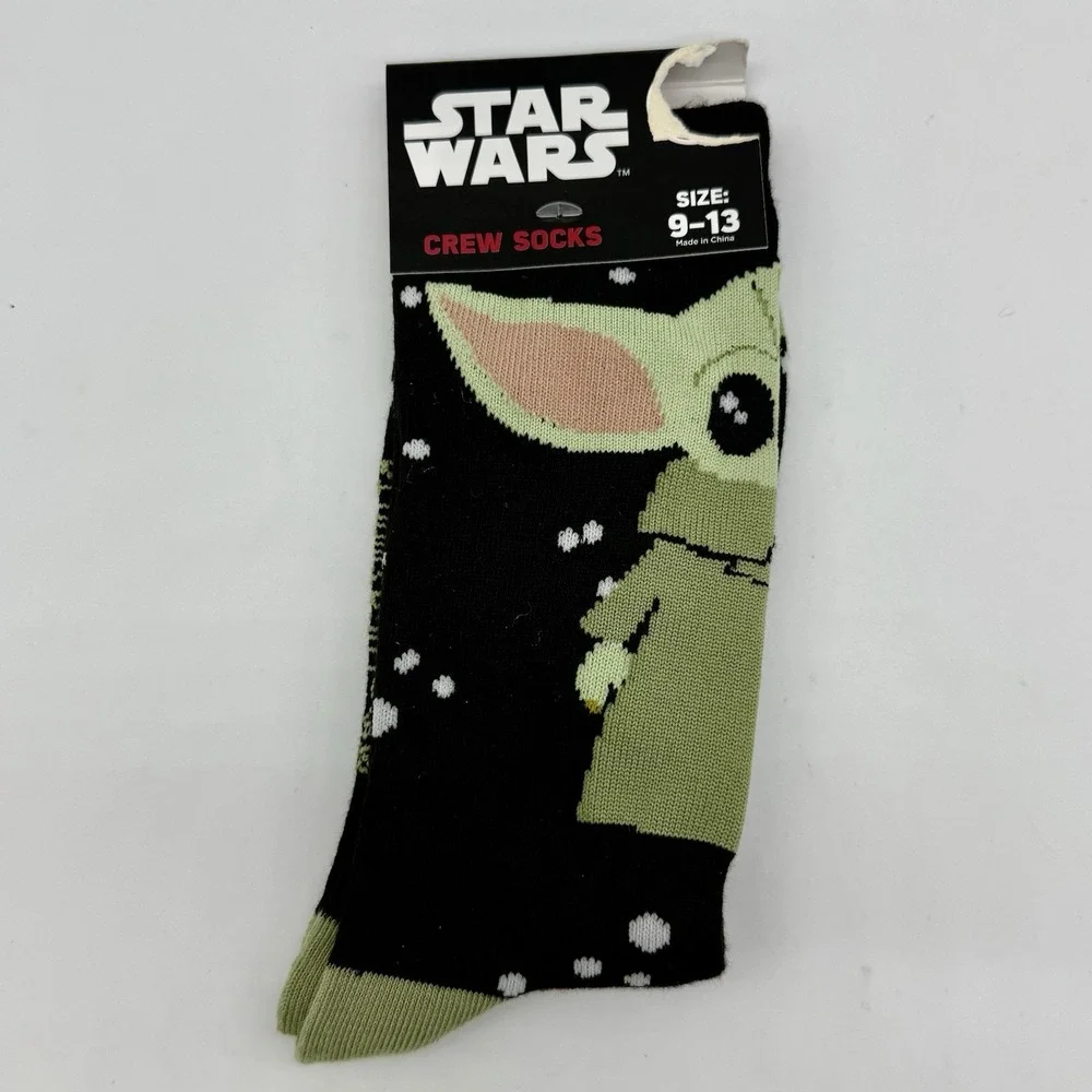 STAR WARS Grogu Crew Socks Size‎ 9–13